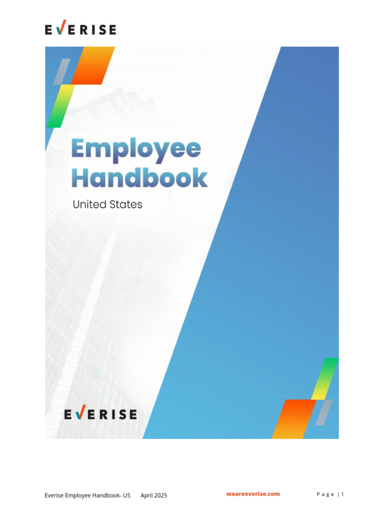 Everise Employee Handbook 2025 | PDF | Employment | Overtime