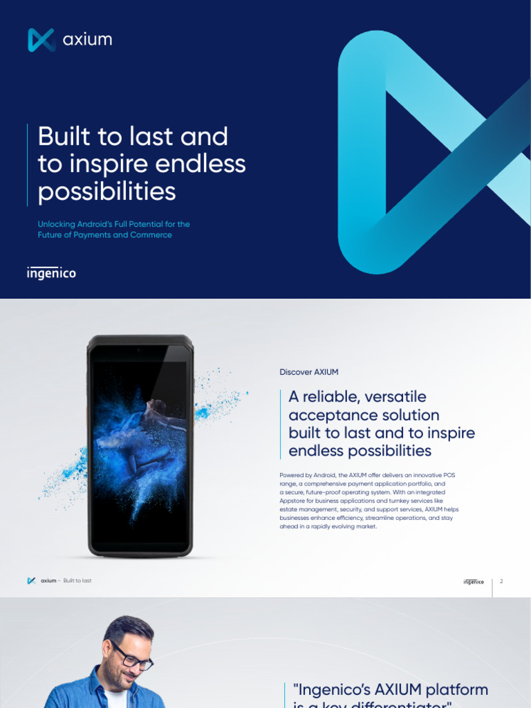 AXIUM: Versatile Android POS Solutions | PDF | Point Of Sale | Android ...