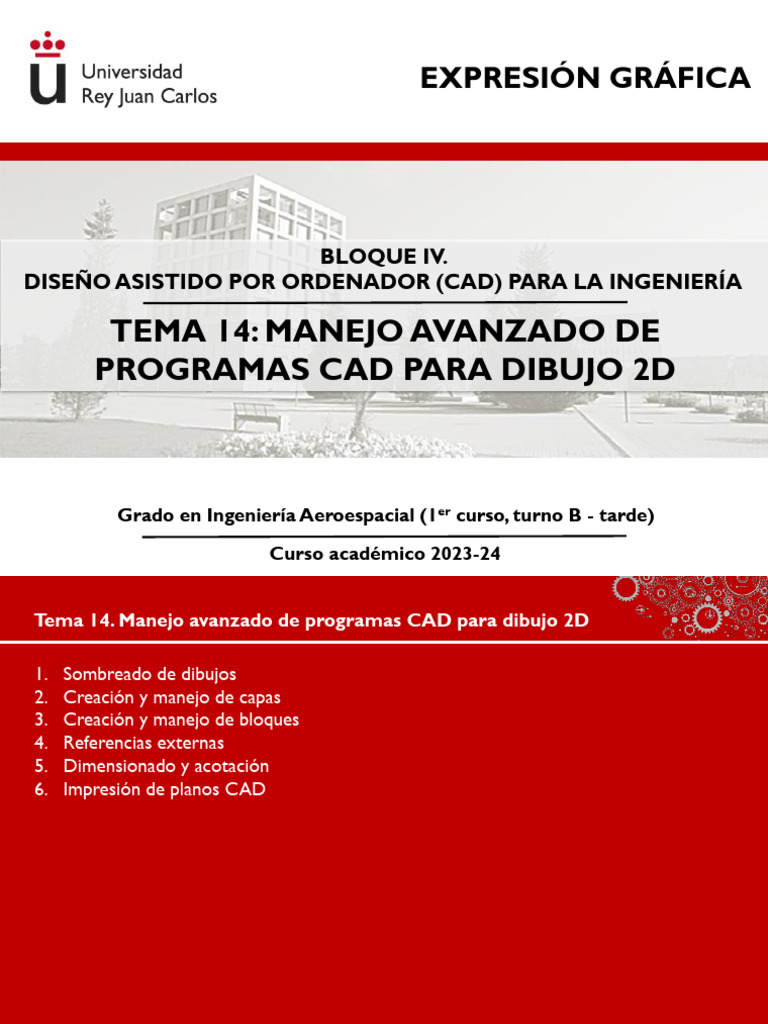 Manejo Avanzado de CAD 2D | PDF | Diseño asistido por ordenador | Dibujo