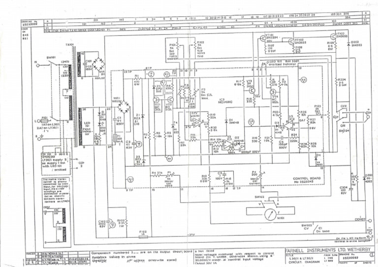 L30.1 LT30.1 Issue No 4 1982 Circuit Diagram | PDF