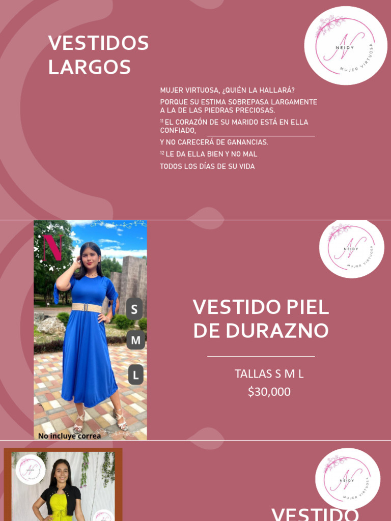 Vestidos de Mujer: Variedad y Estilo | PDF
