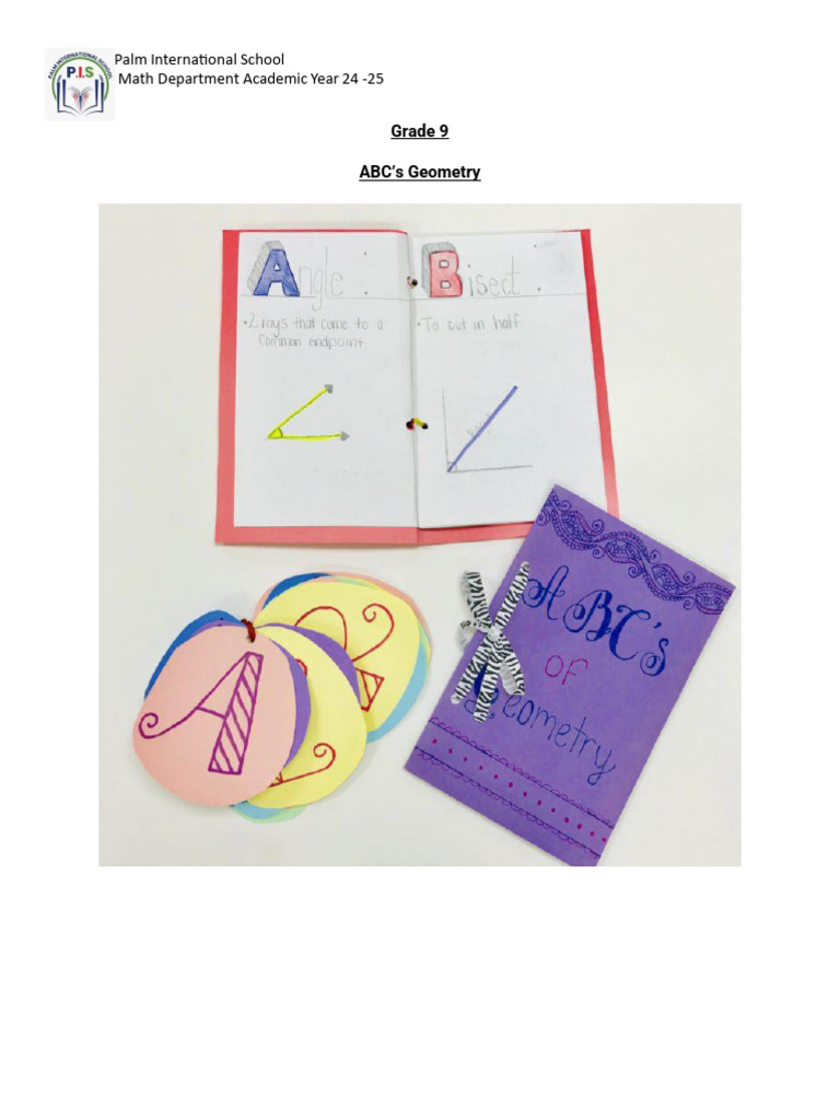 ABCs of Geometry Project Guidelines | PDF | Human Communication
