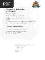 RDB Certificate P | PDF | Taxes | Value Added Tax