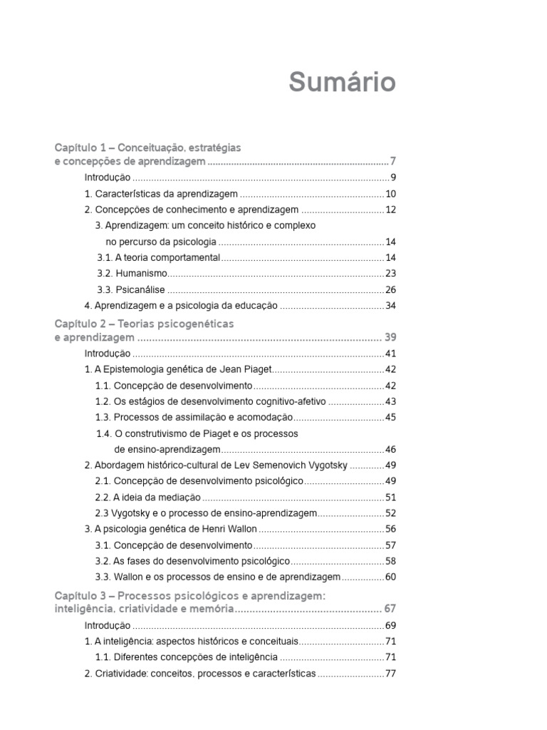 Psicologia da Aprendizagem: Teorias e Práticas | PDF | Behaviorismo ...