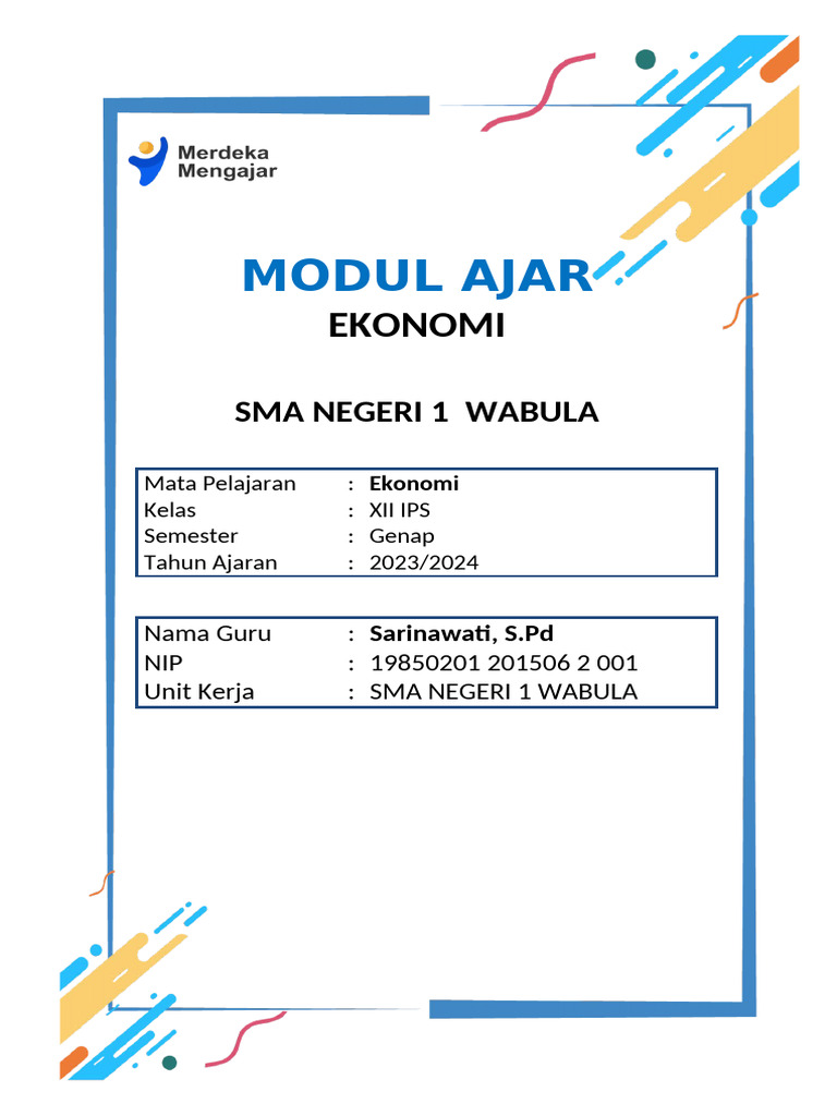 Cover Modul | PDF