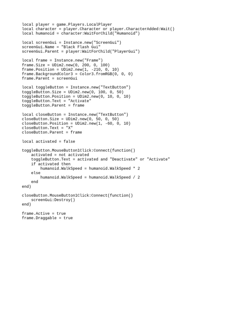 Black Flash GUI for Speed Control | PDF