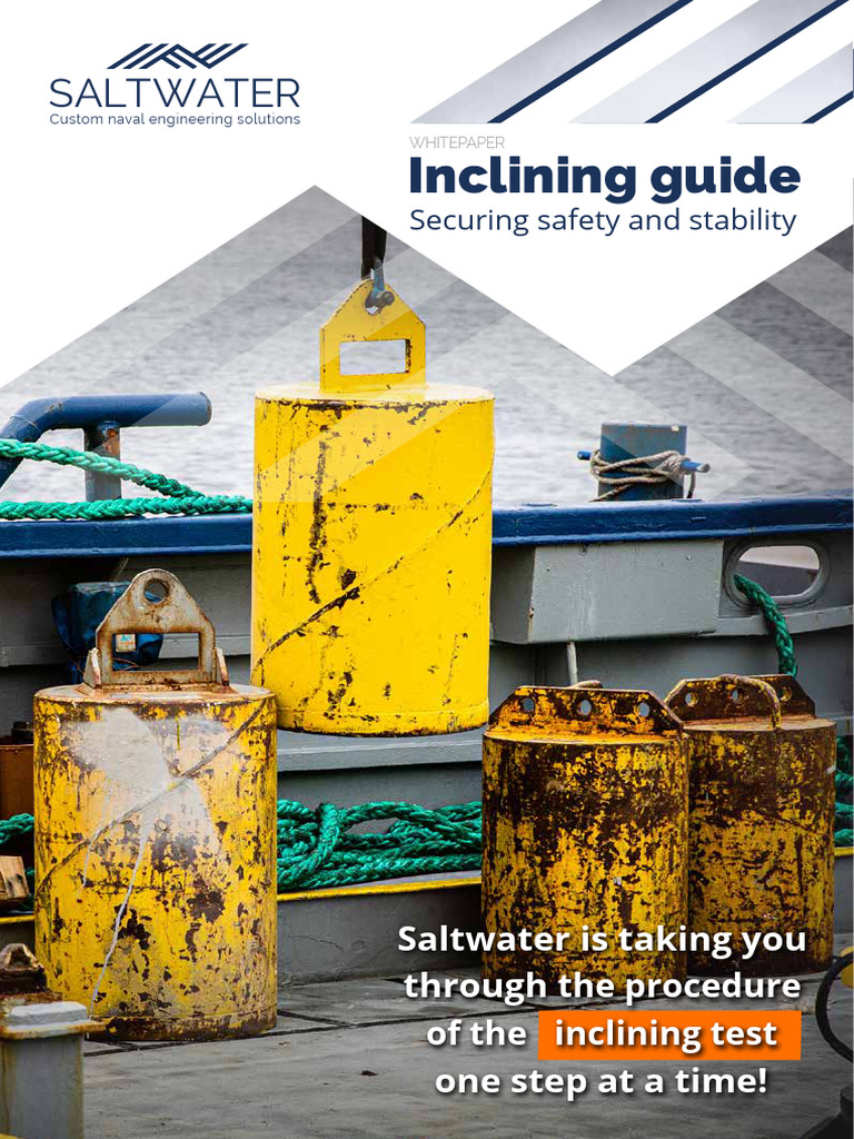 Inclining Test Procedure Guide | PDF | Shipping | Ships