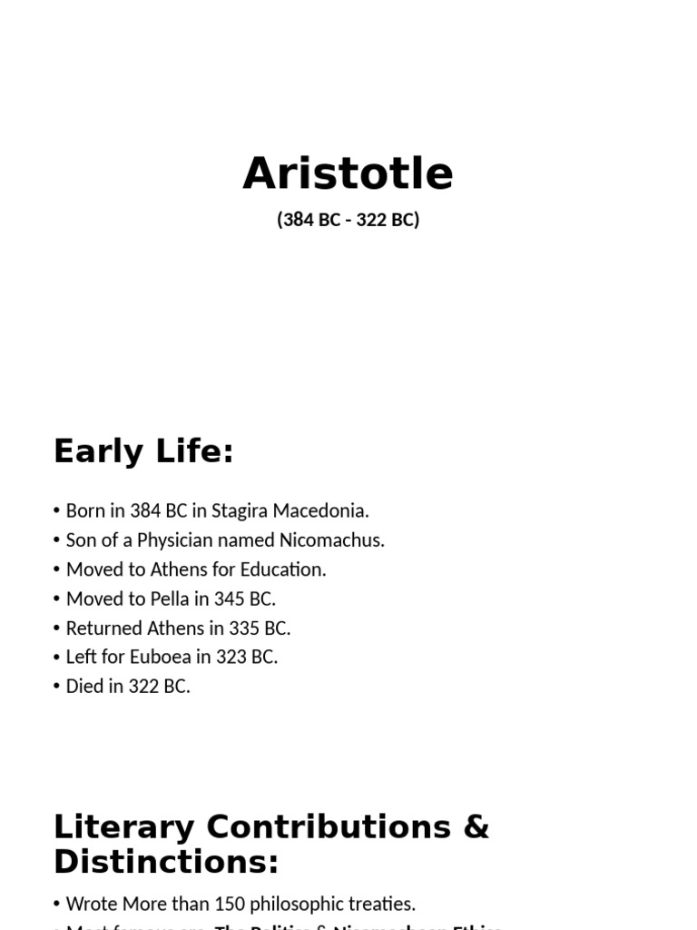 Aristotle | PDF