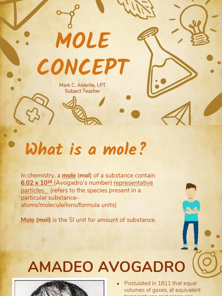 Understanding Moles and Particles | PDF | Mole (Unit) | Metrology