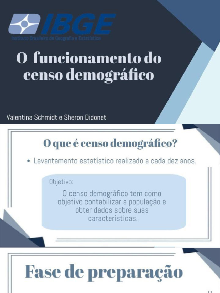 Censo Demográfico - IBGE | PDF