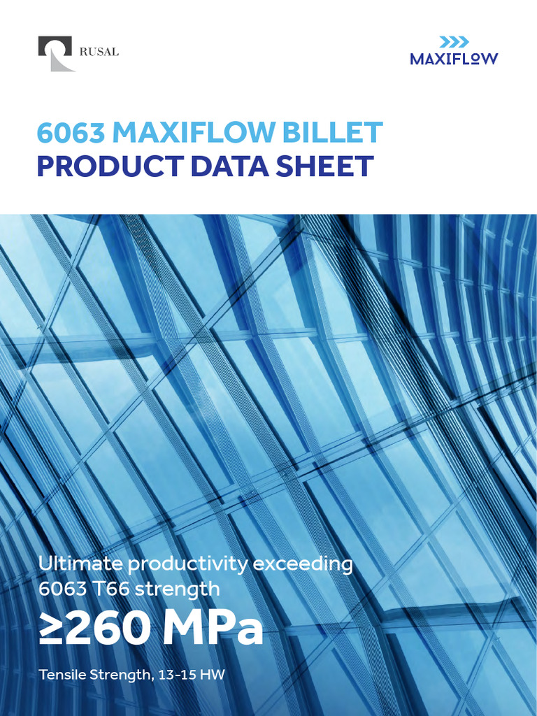6063 Maxiflow Billet Product Overview | PDF | Extrusion | Industrial ...