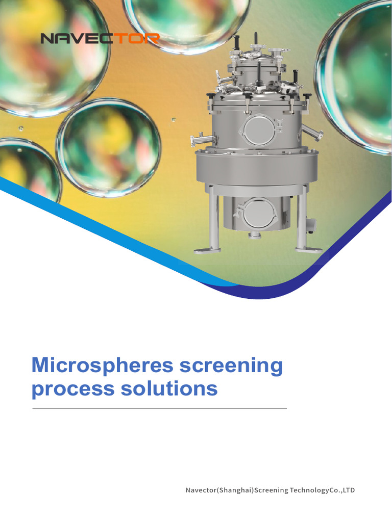 Microsphere Screening Process Solutions | PDF | Sterilization ...
