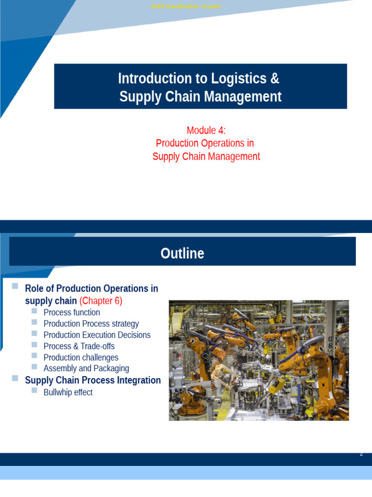 Production Operations in Supply Chains | PDF | Supply Chain Management ...