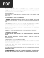 Blog Writing Format for ISC Students | PDF