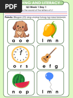 Marungko Worksheet - Titik R | PDF