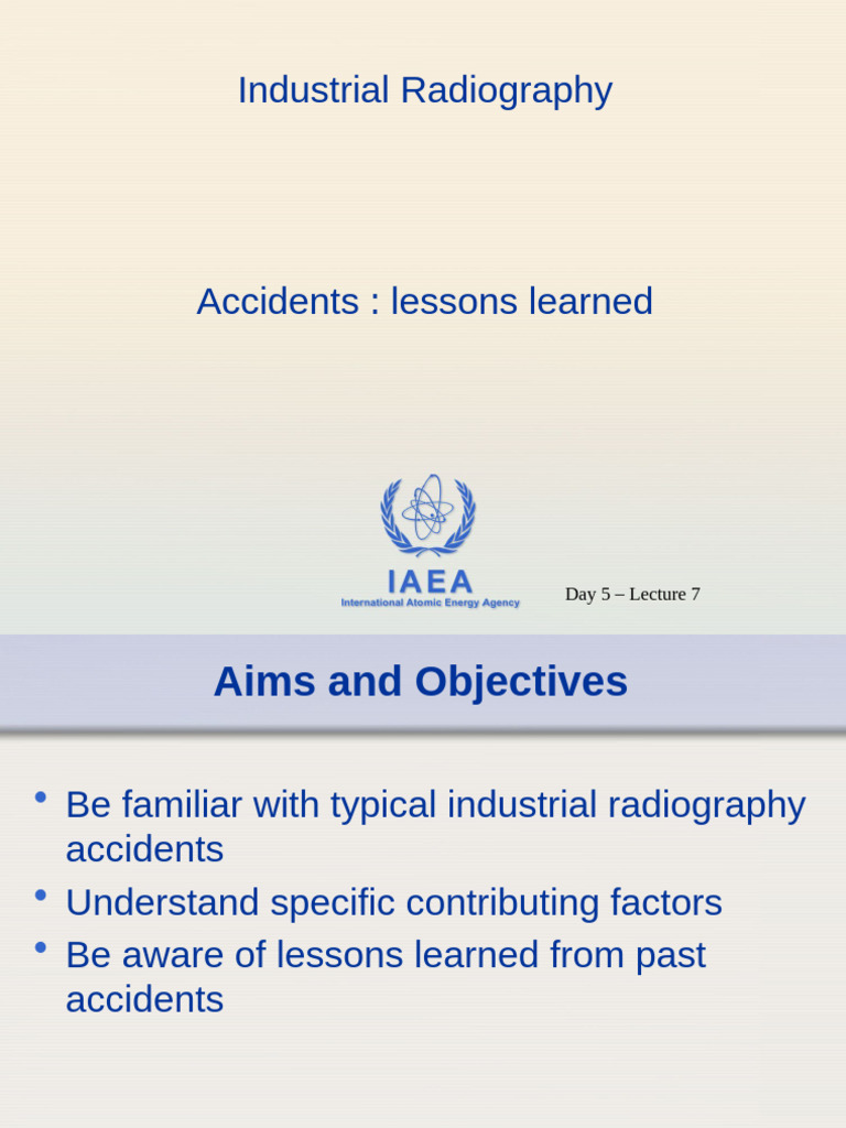 Industrial Radiography Accident Insights | PDF | Radiography | X Ray