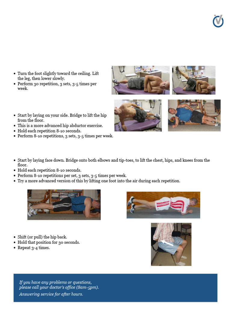Core Strengthening Exercises Guide | PDF | Musculoskeletal System ...