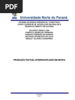 Produção Textual Interdisciplinar em Grupo