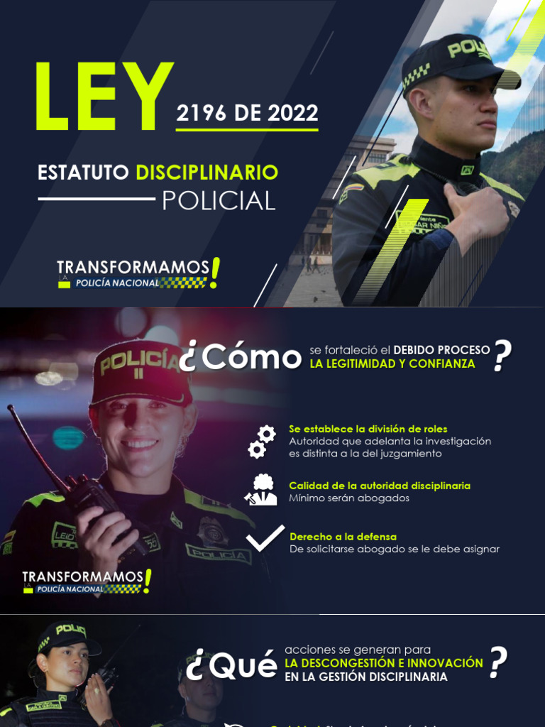 Estatuto Disciplinario Policial 2022 | PDF | Policía | Violación