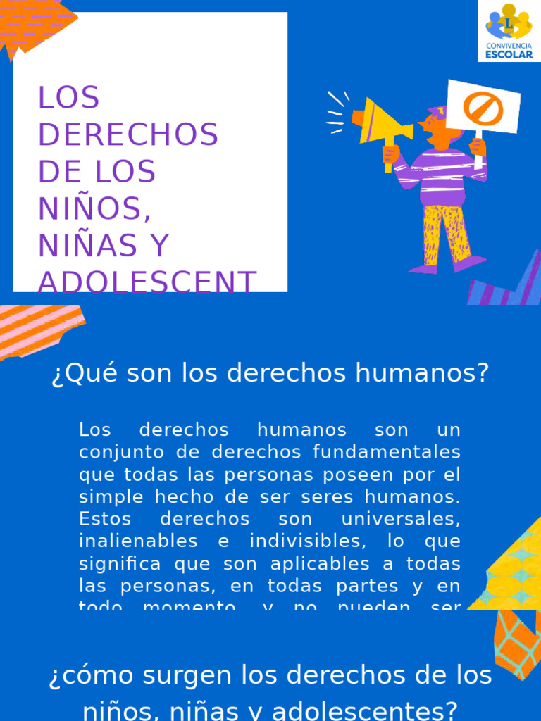 Derechos de Niños y Adolescentes | PDF | Adolescencia | Derechos de los ...