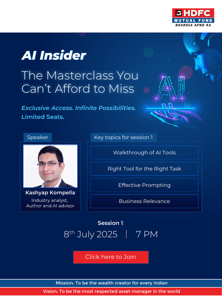 AI Tools Masterclass with Kashyap Kompella | PDF