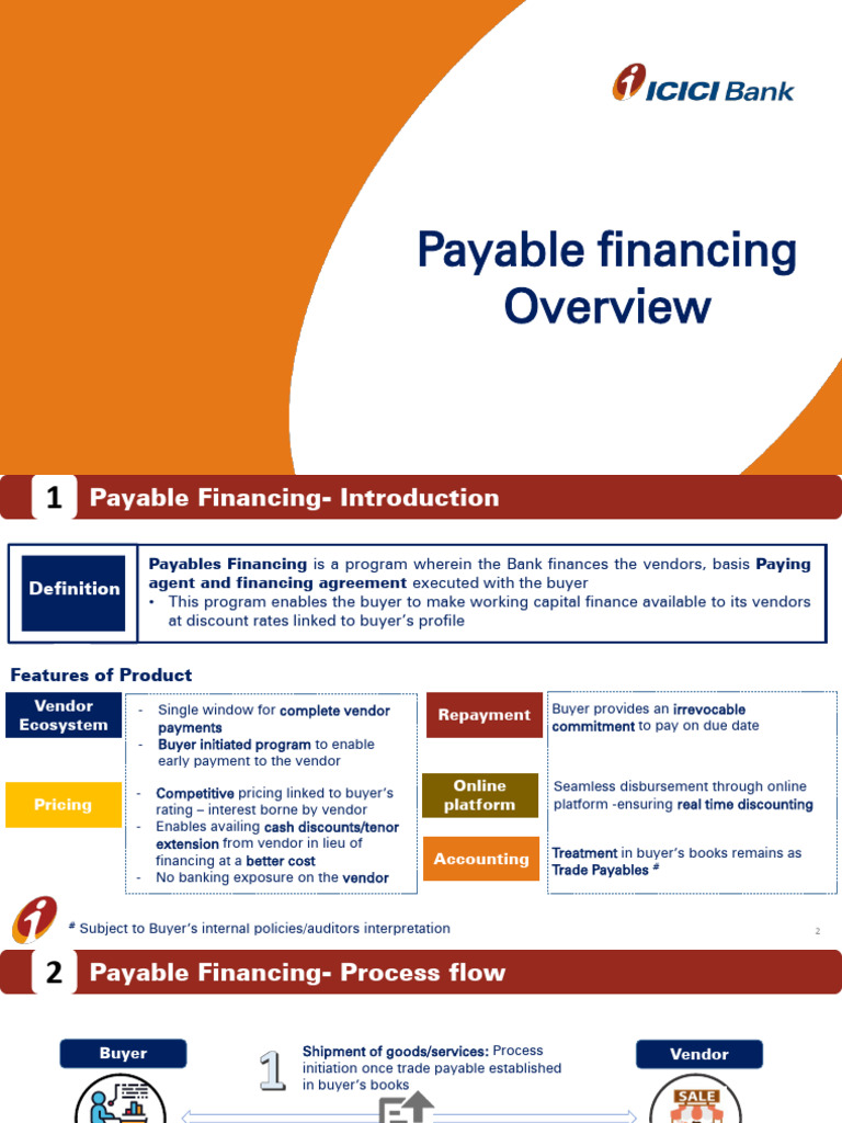 Payable Financing Overview and Process | PDF | Accounts Payable ...