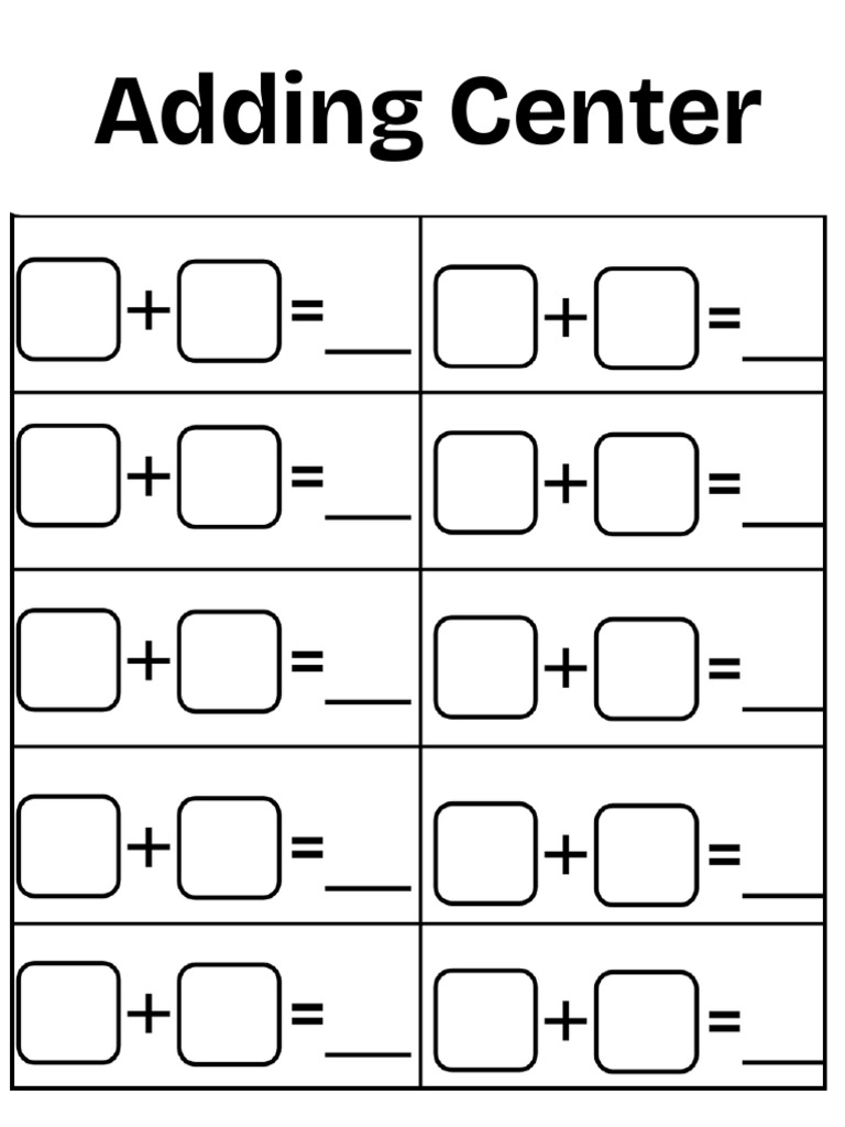 Adding Center | PDF