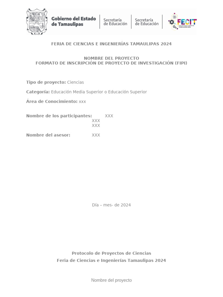Guía de Inscripción Feria Ciencias 2024 | PDF | Hipótesis | Datos