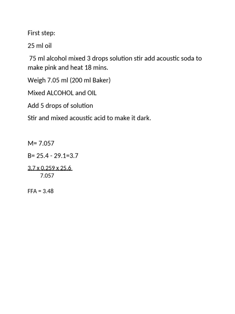 FFA Steps | PDF