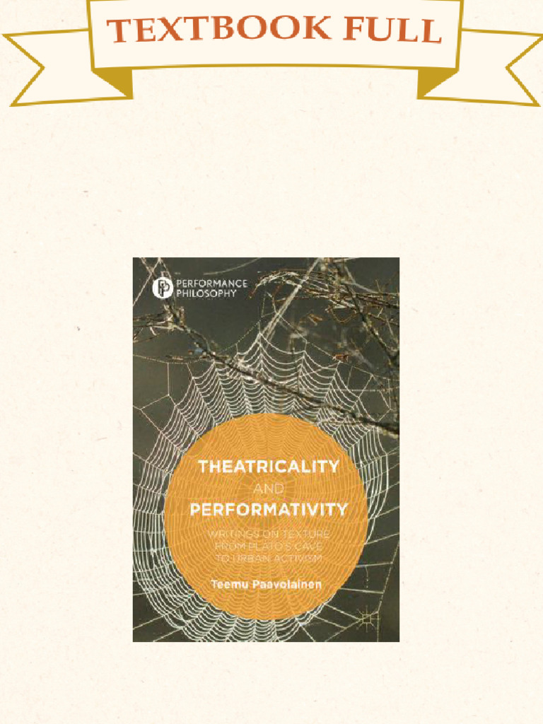 Theatricality and Performativity Teemu Paavolainen Download | PDF ...
