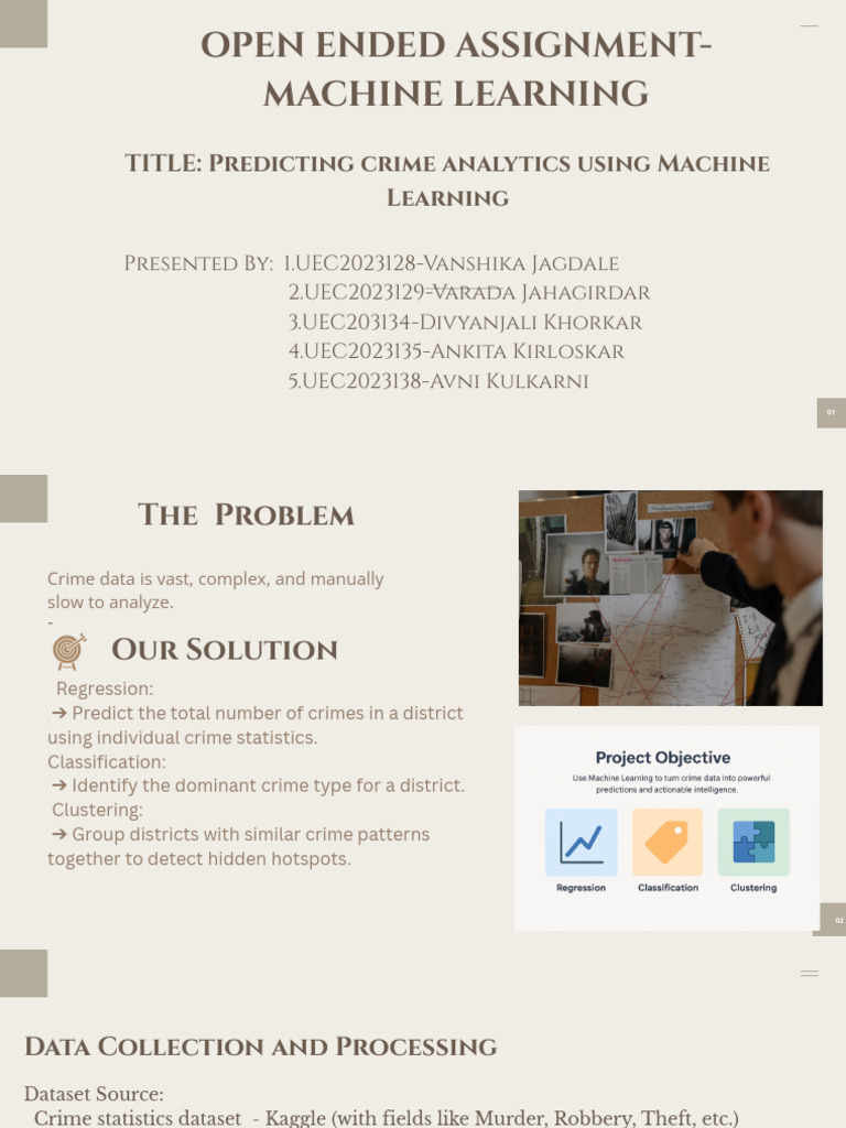 Crime Prediction with Machine Learning | PDF | Cluster Analysis ...