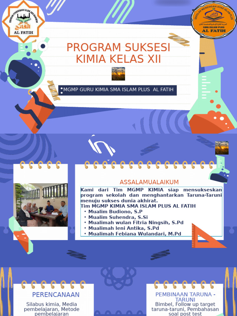 Program Kimia Kelas XII SMA Al Fatih | PDF