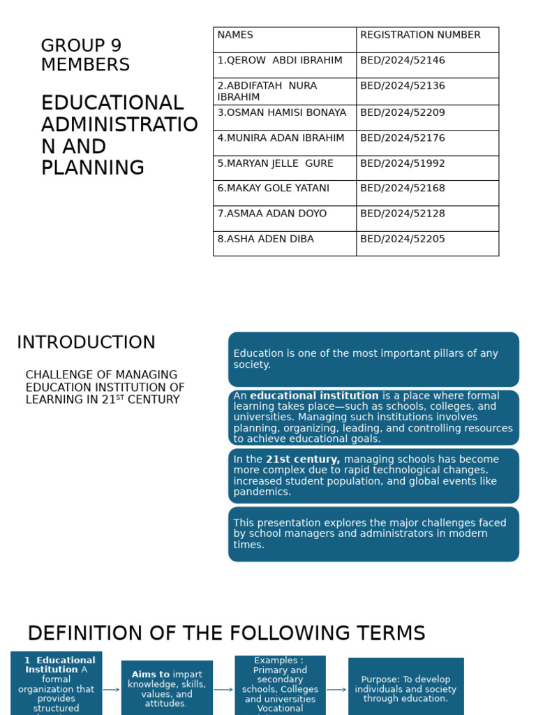 21st Century Education Management Challenges | PDF | Teachers ...