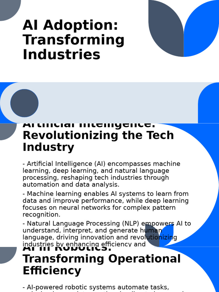 AI Adoption Strategies for ASML | PDF | Artificial Intelligence ...