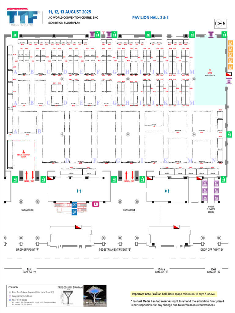 Jio World Convention Centre Floor Plan | PDF