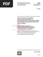 ISO 13766-1:2018 EMC Standards for Machinery | PDF