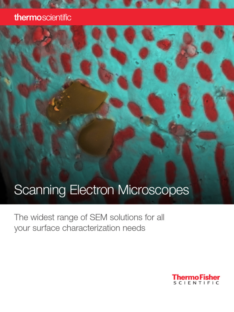 SEM Portfolio Brochure BR0096 | PDF | Scanning Electron Microscope ...
