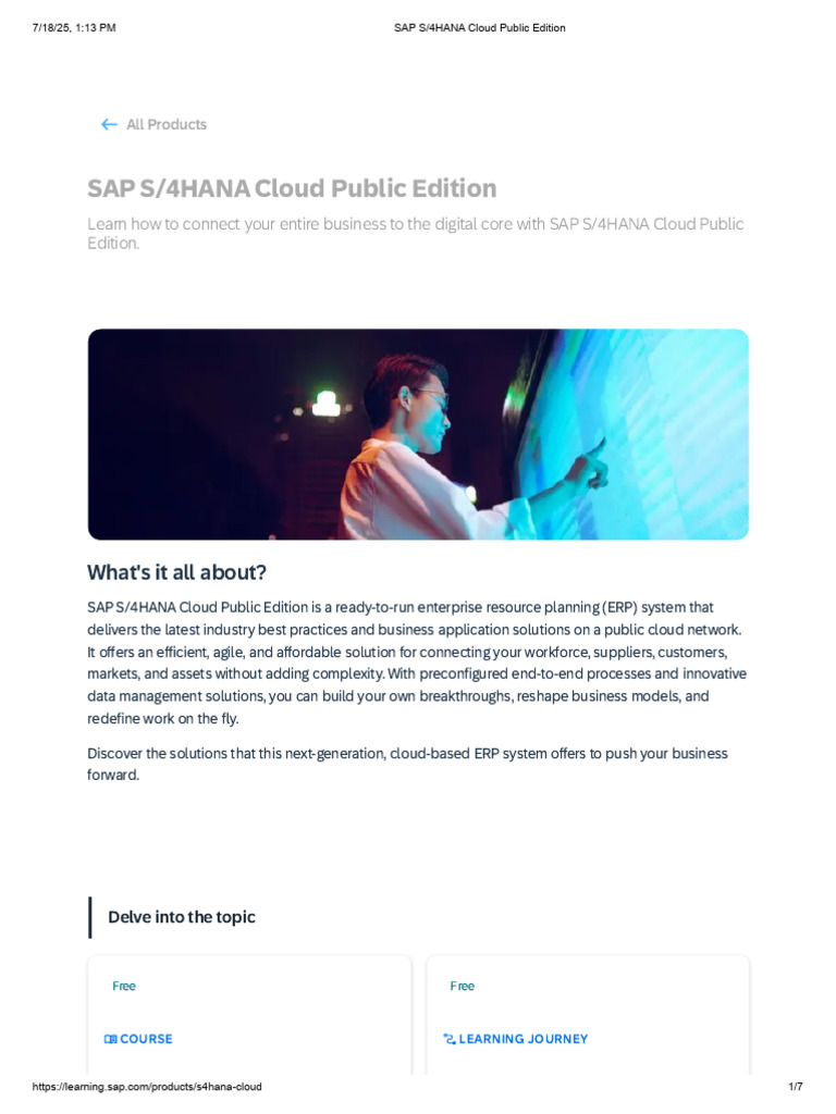 SAP S/4HANA Cloud Public Edition Guide | PDF | Cloud Computing | Business