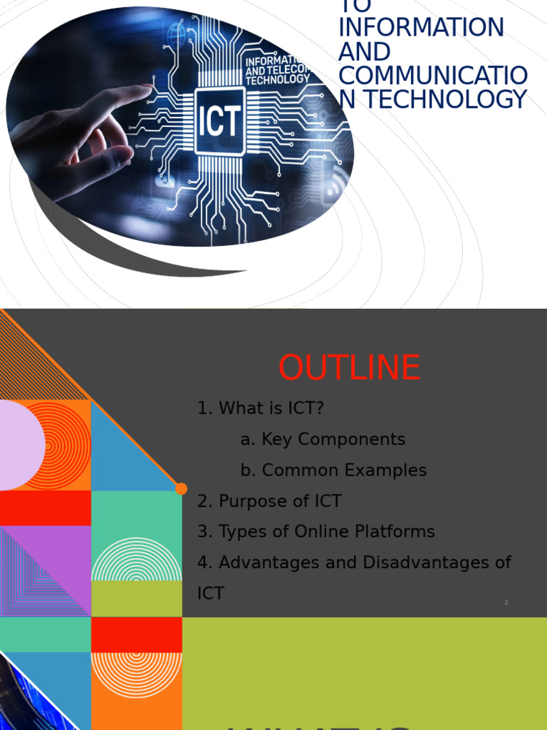 Understanding ICT: Purpose and Examples | PDF | Information And ...
