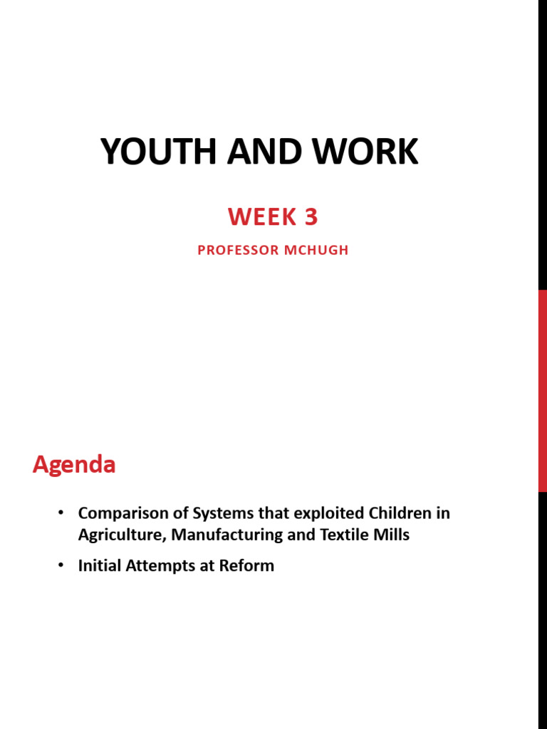 Child Labor Systems in Agriculture & Industry | PDF | Sweatshop ...