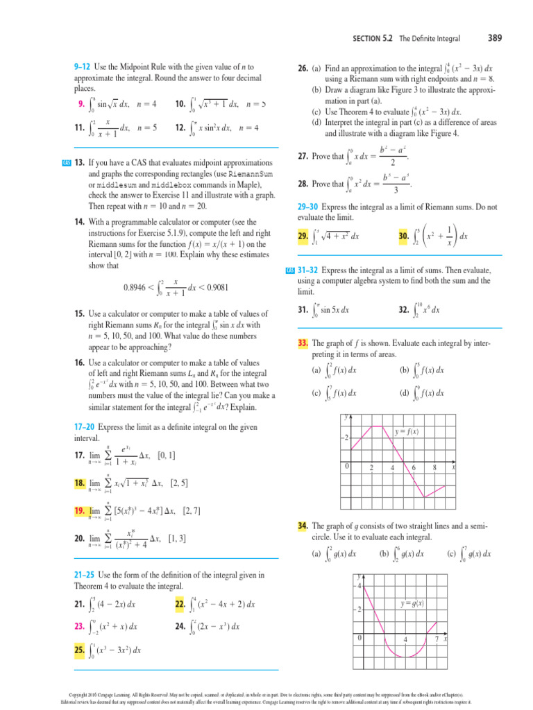 Evaluating Integrals as Areas | PDF | Mathematics | Mathematical Analysis