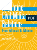 Argentine Civil Military Relations