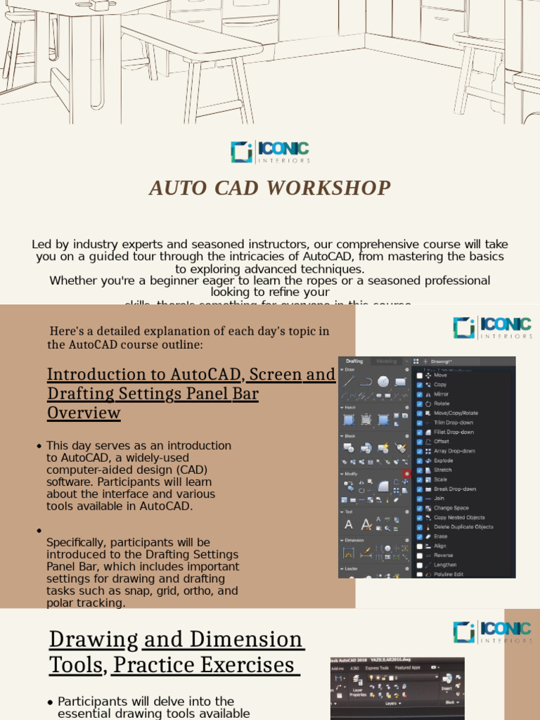 AutoCAD Architecture Workshop Online | PDF | Computer Aided Design ...