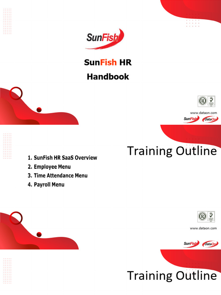 Panduan Sistem SunFish HR SaaS | PDF