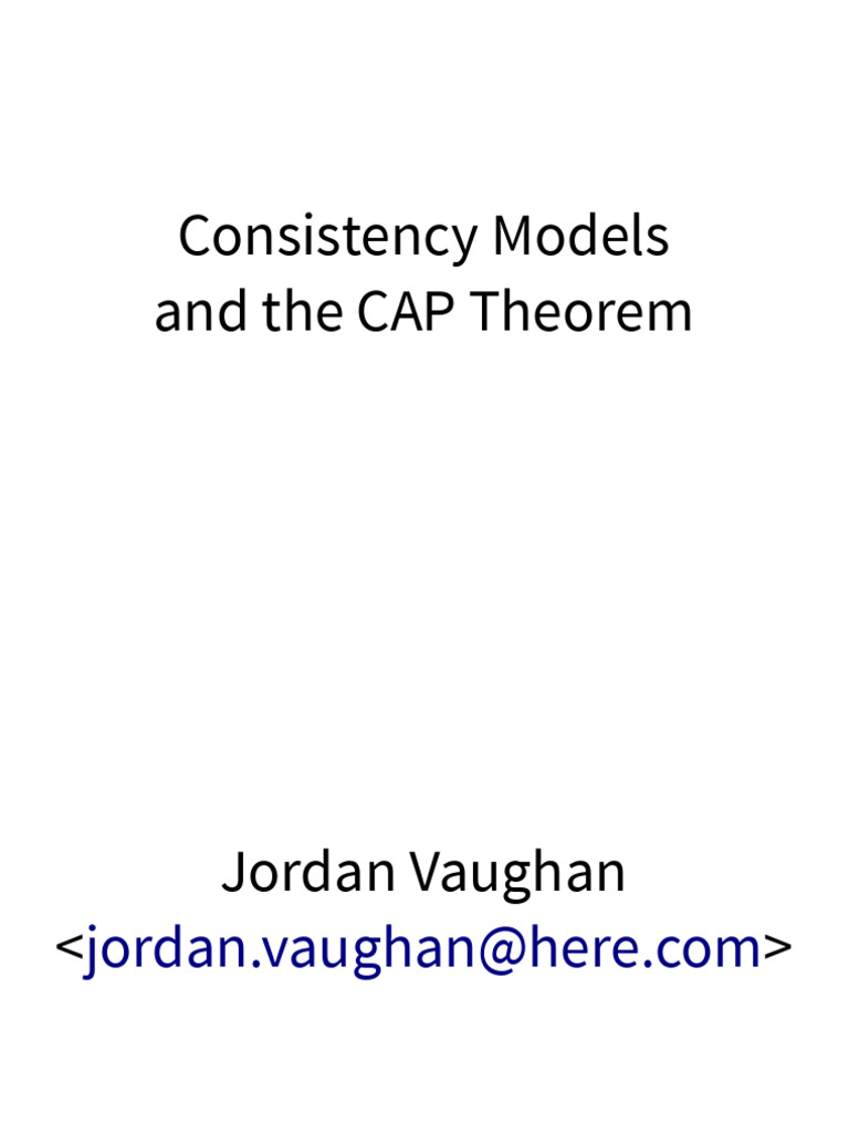 Understanding the CAP Theorem | PDF | Information Technology Management ...
