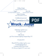 Wruck For Judge Invite