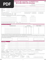 NRO Account Conversion Request Form | PDF | Identity Document