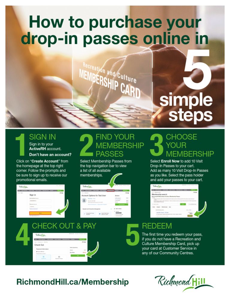 How To Load Digital Dropin Passes | PDF