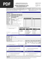 Borang Perpindahan Calon