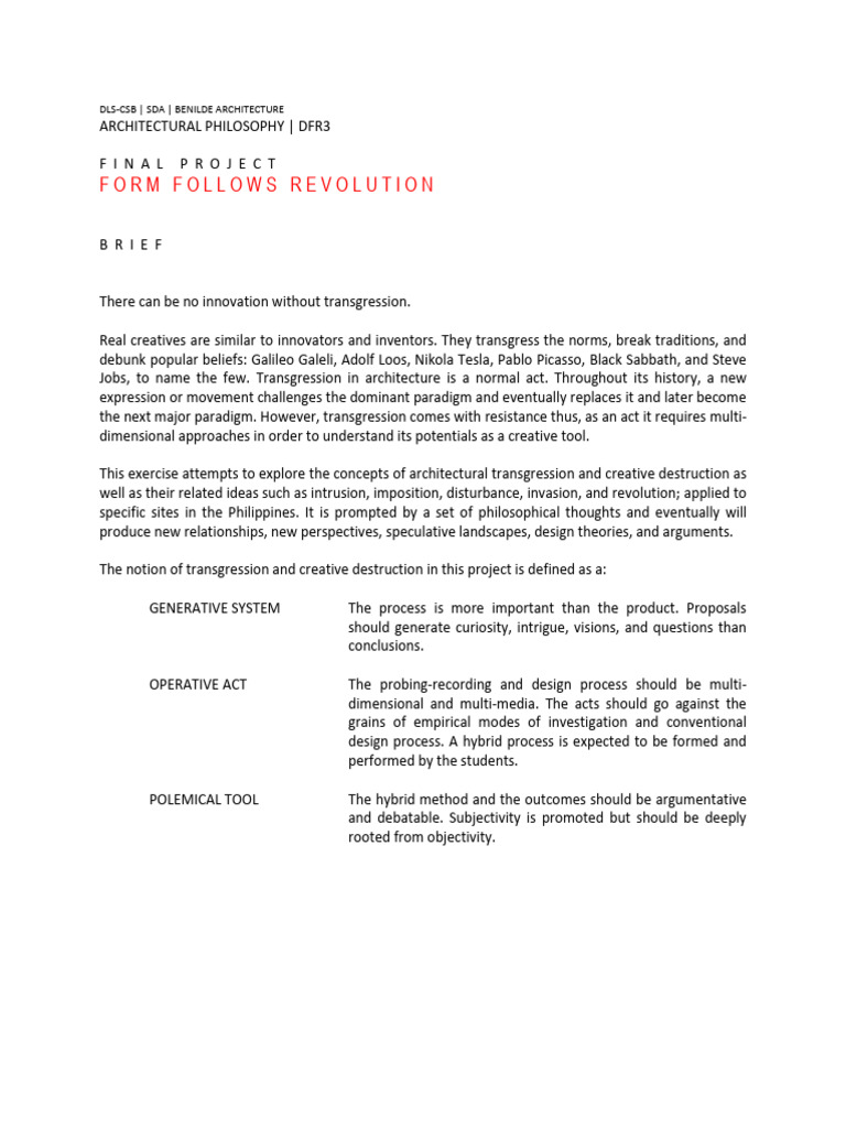 Form Follows Revolution | PDF | Deconstruction | Metaphysics